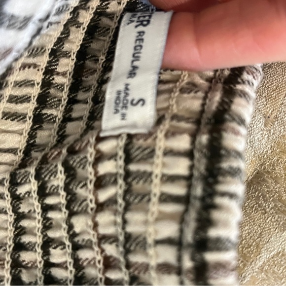 Hollister Y2K Babydoll Black and White Plaid Sleeveless Pleated A-Line Dress - Picture 8 of 12